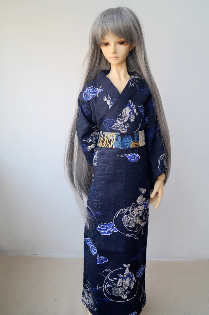 OOAK японский стиль кимоно наряды для 1/4 17 &quot44 см 1/3 1/6 высокий Мужской BJD MSD Yosd DK DZ AOD DD
