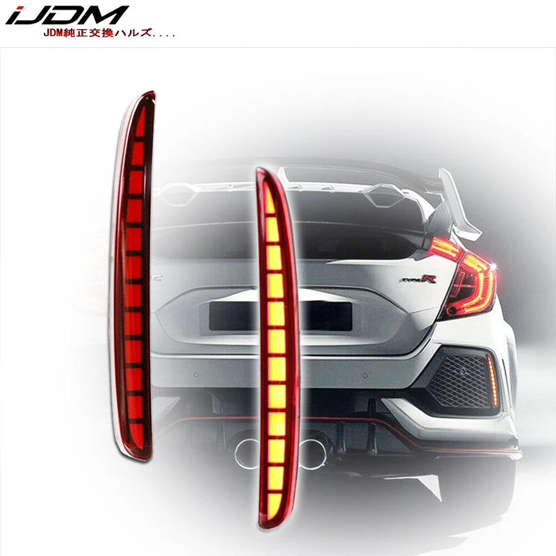 IJDM для Honda Civic Hatchback 2016 2017 2018 Многофункциональный светодиодный светильник заднего