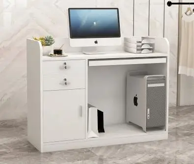 

Postal free modern simple small clothing store cashier desk supermarket hotel front desk computer bar counter