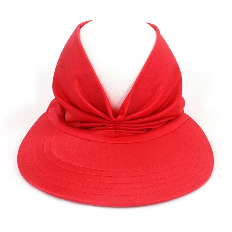 

Summer Hat Women Sun Visor Sun Hat Anti-Ultraviolet Elastic Hollow Top Hat Hollow Top Hat New Casual Hat