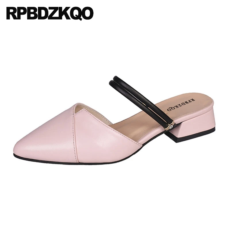 Женские Дизайнерские Туфли Мэри Джейн Роскошные туфли без задника с острым