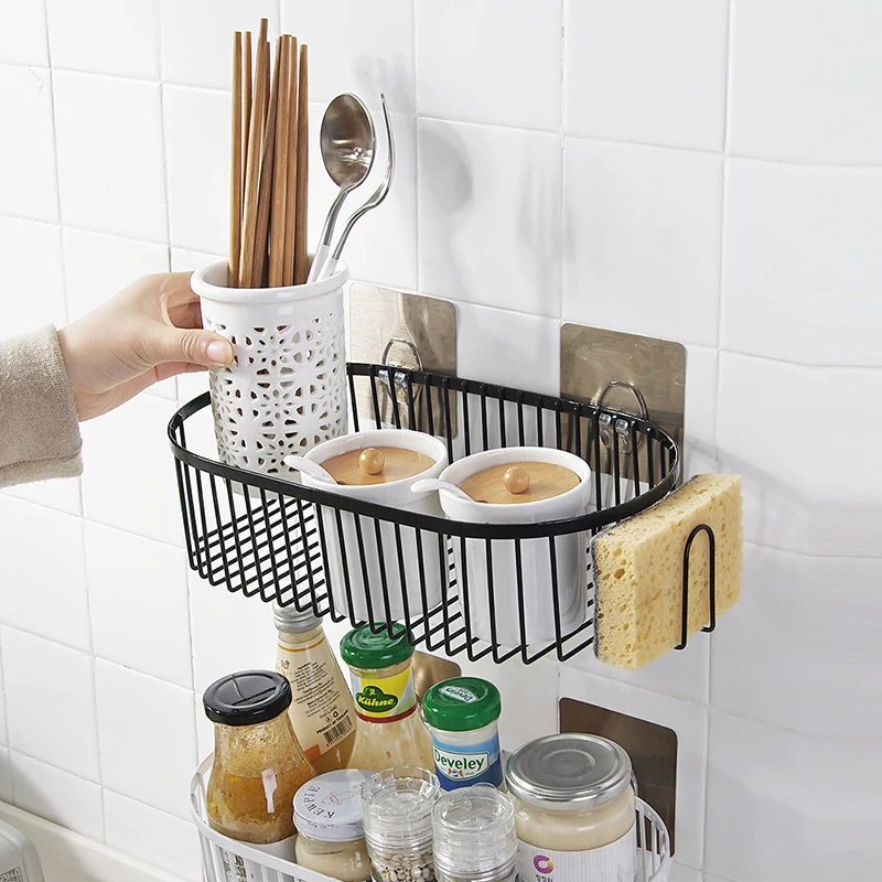 Настенные полки для хранения из нержавеющей стали с вешалкой полотенец полка