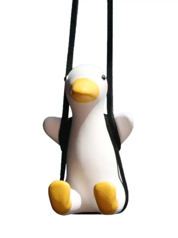 

Подвеска для автомобиля с изображением милой утки, Маленькая подвеска для автомобиля, подвесное зеркало заднего вида, подвеска для автомоб...