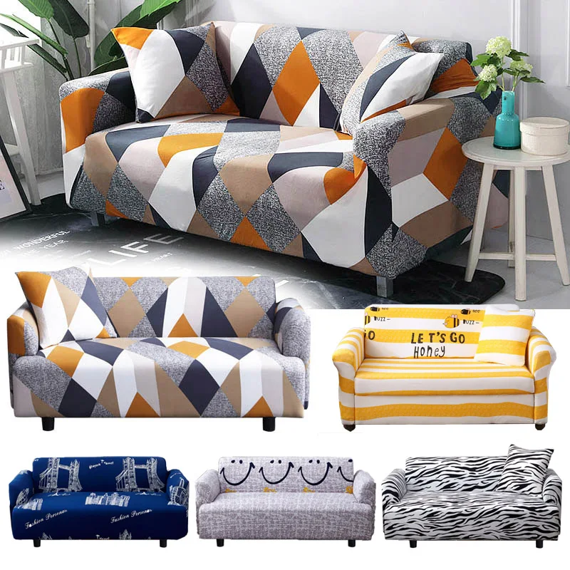 Растягивающиеся чехлы для диванов секционные эластичные полноразмерное
