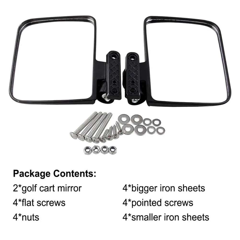 Универсальное автомобильное боковое зеркало для гольфа заднего вида гольф кары