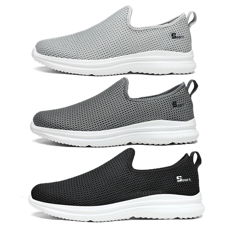 

2021 New Shoes Men Loafers Light Walking Breathable Summer Comfortable Casual Shoes Men Sneakers Zapatillas Hombre Plus Couple