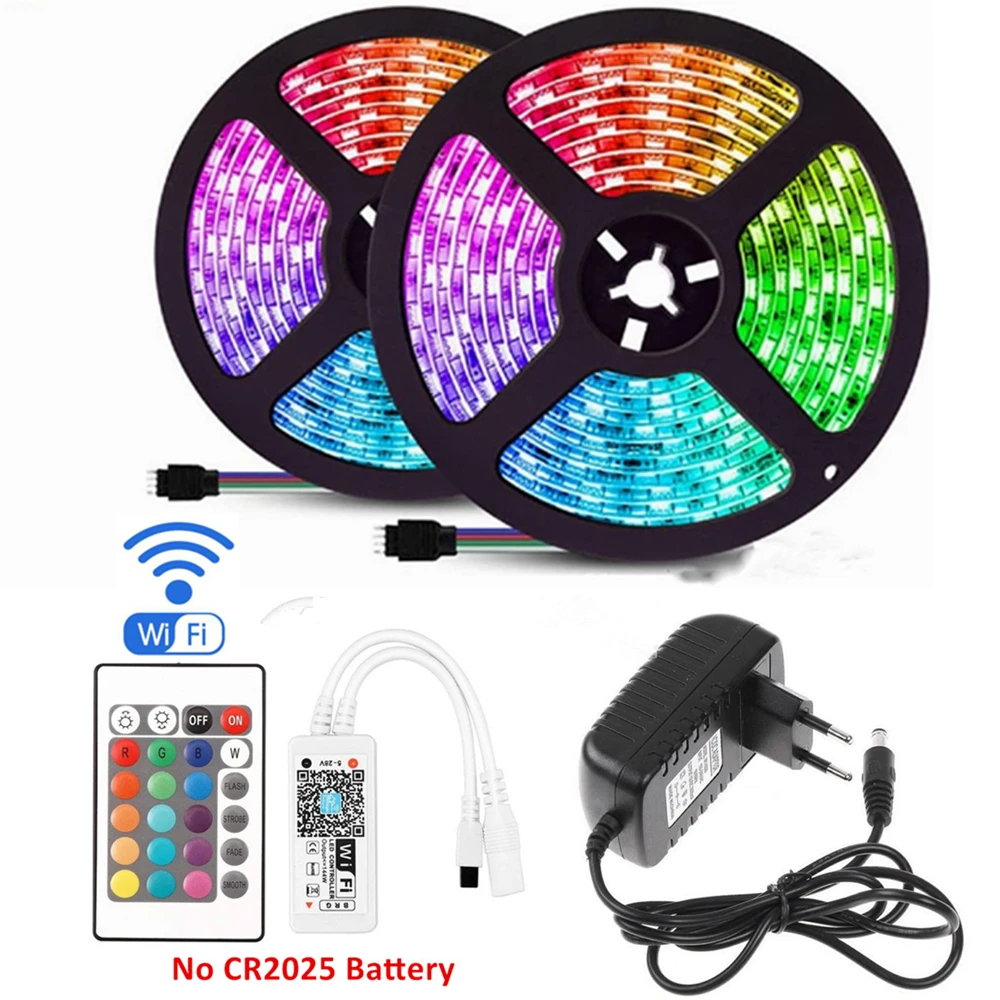 Водонепроницаемая светодиодная лента 2835 RGB 5/10/15 м 12 В постоянного