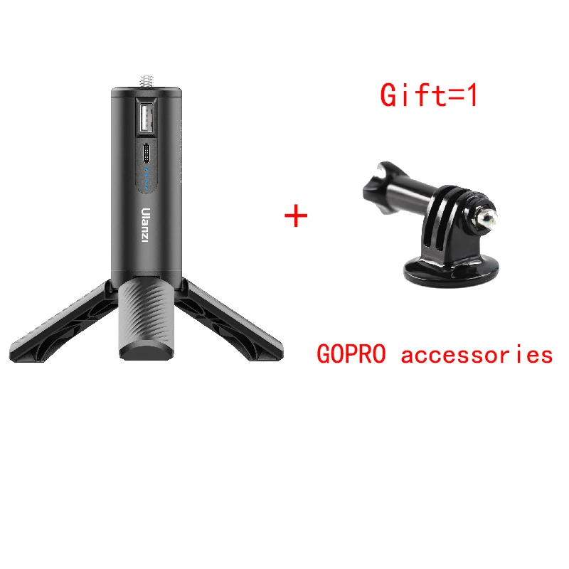 ULANZI BG 4 Мощность рукоятка алюминий 5000 мА/ч Батарея ручка для GoPro 9 7 8 смартфон/DJI