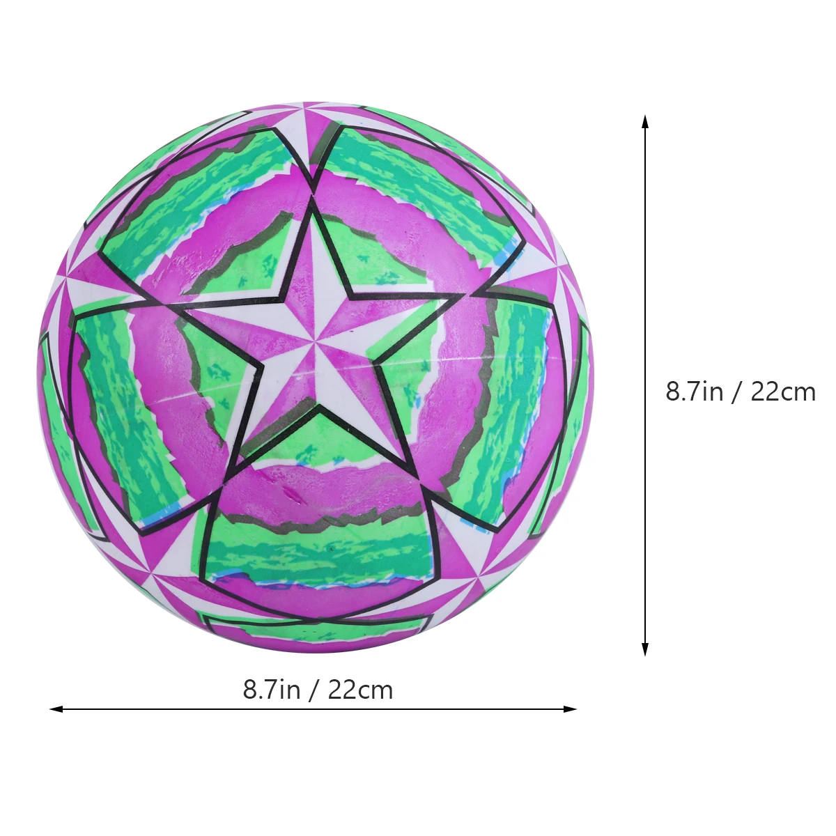 

10pcs Inflatable Beach Ball Star Pattern Inflatable Colorful Beach Ball Funny Water Play Beach Ball Pool Ball Toy