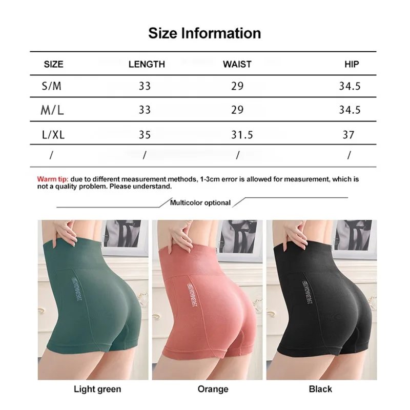 

High Waist Workout Shorts Seamless Fitness Yoga Shorts Yoga Running Shorts Sport Pants Panty Women Gym Leggings Women Underwear