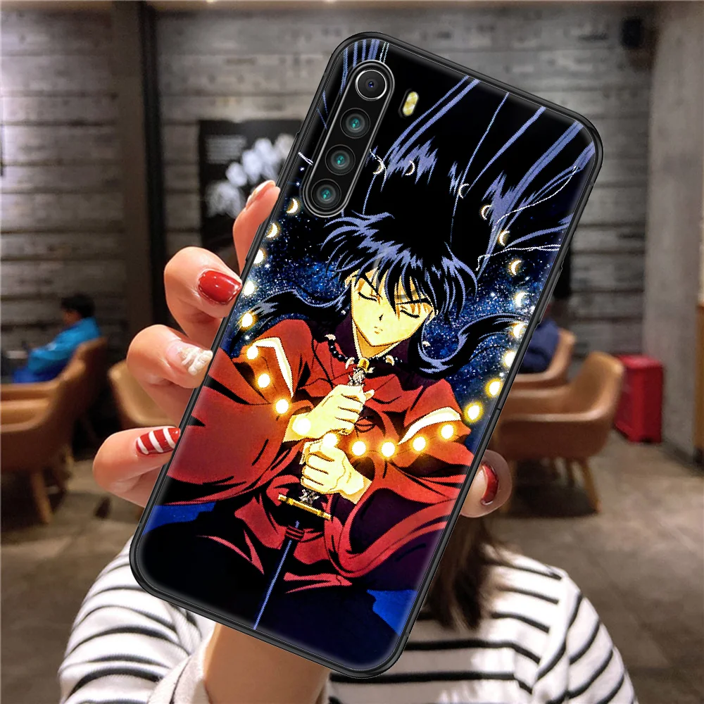 Чехол для телефона аниме Inuyasha Xiaomi Redmi Note 7 7A 8 8T 9 9A 9S 10 K30 Pro Ультрачерный трендовый