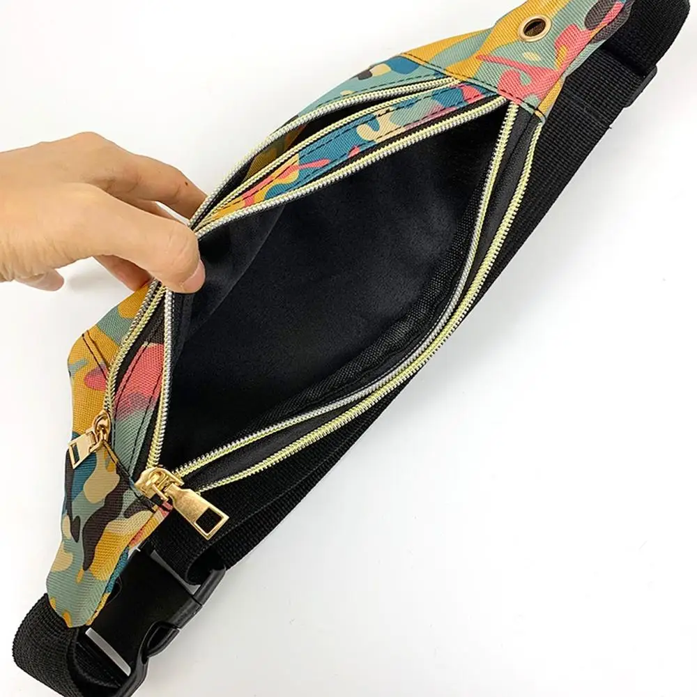 Женская сумка на плечо холщовая поясная кошелек с надписью женская двойной