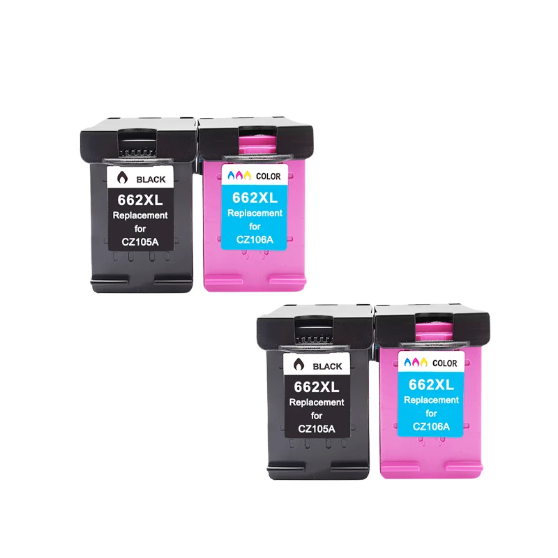 4 шт. картриджи для принтеров HP 662 Deskjet 1015 1515 2515 2545 2645 3515 3545 4510 4516 4518|ink cartridge|compatible ink
