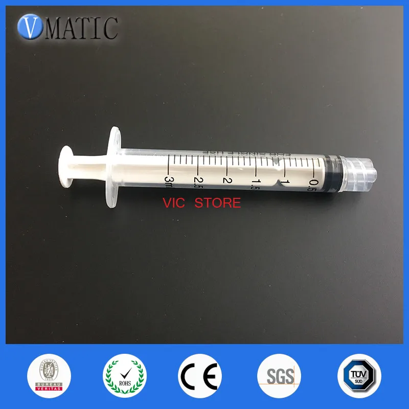 Бесплатная доставка пластиковый распределительный шприц 3 мл/СС без