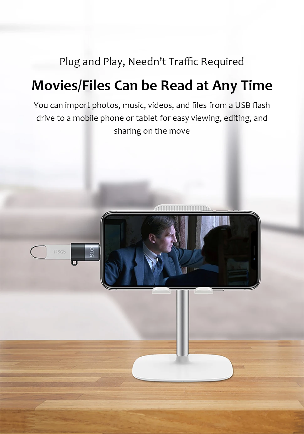 OTG Adapter USB-C Female to Lightning Male,Type-C Digital Headphone DAC Converter for iPhone 13 12 11 Pro Max iPad USB Drive