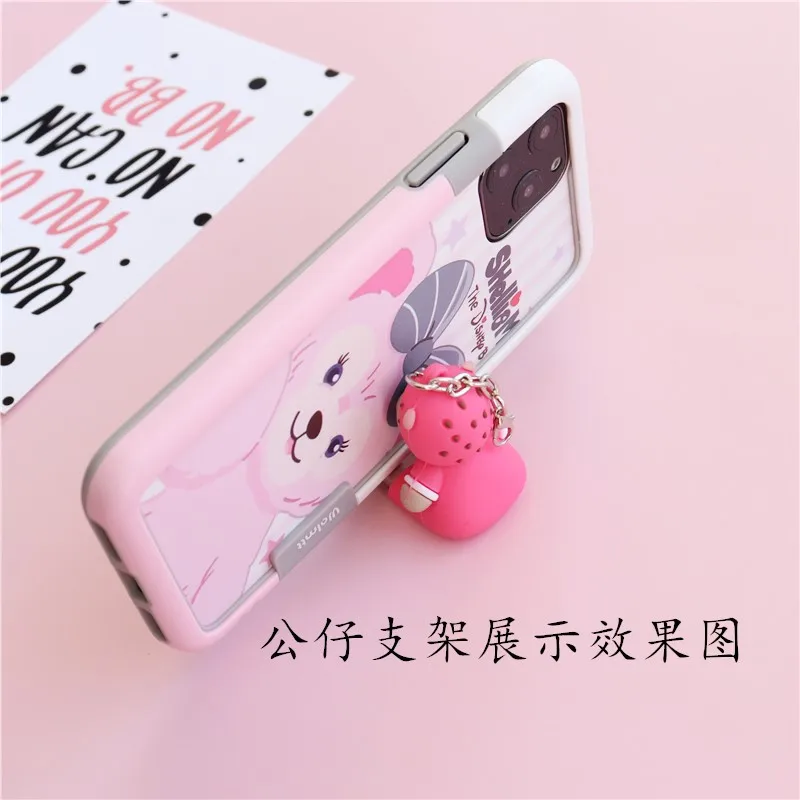 Для iPhone11pro max 8 7Plus противоударный бампер+ Duffy пленка для экрана из закаленного стекла для iPhone Xsmax xr 7 8 plus 6S 11 ремешок
