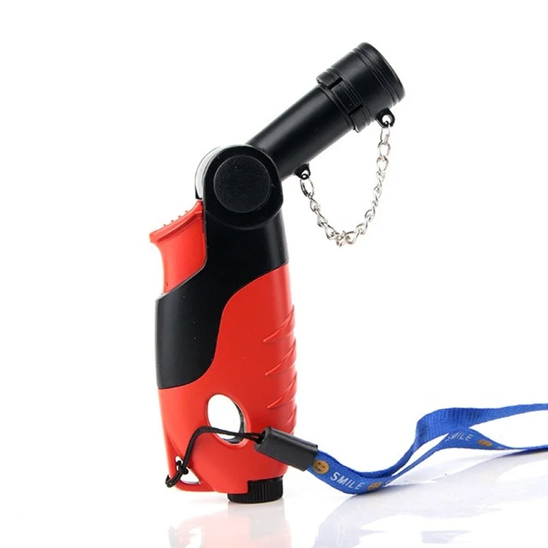 

Flexible Turning Head Creative Small Spray Gun Welding Torch Straight Into The Lighter Smoke Accessories for Weed Practical Tool