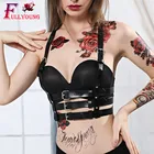 Fullyoung женская кожаная портупея, нижнее белье, подвязки, ремни, сексуальные, от талии до ног, в готическом стиле, бондаж, ремни, бюстгальтер, боди-чулки, пояса