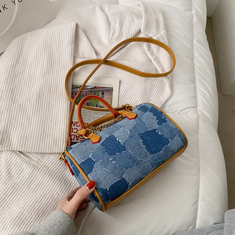 Новинка 2021 Женский мессенджер в стиле нищего модная Бостонская Подушка мини