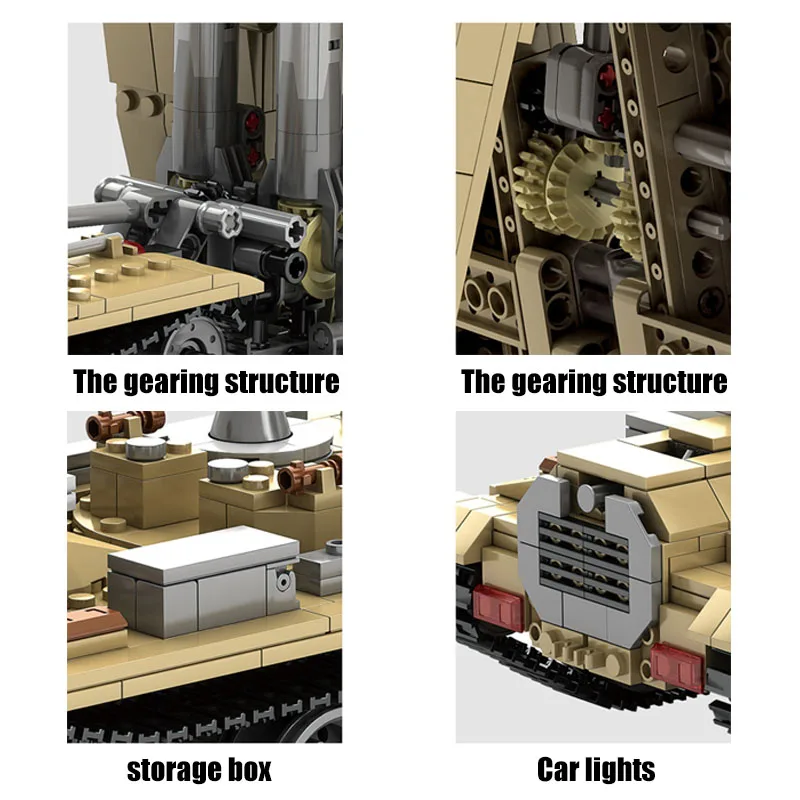 

5 Dolls 1155Pcs Military Vehicle Type 84 Tank Bridge Truck Erecting Vehicle Building Blocks Assembling Toys For Children Gifts