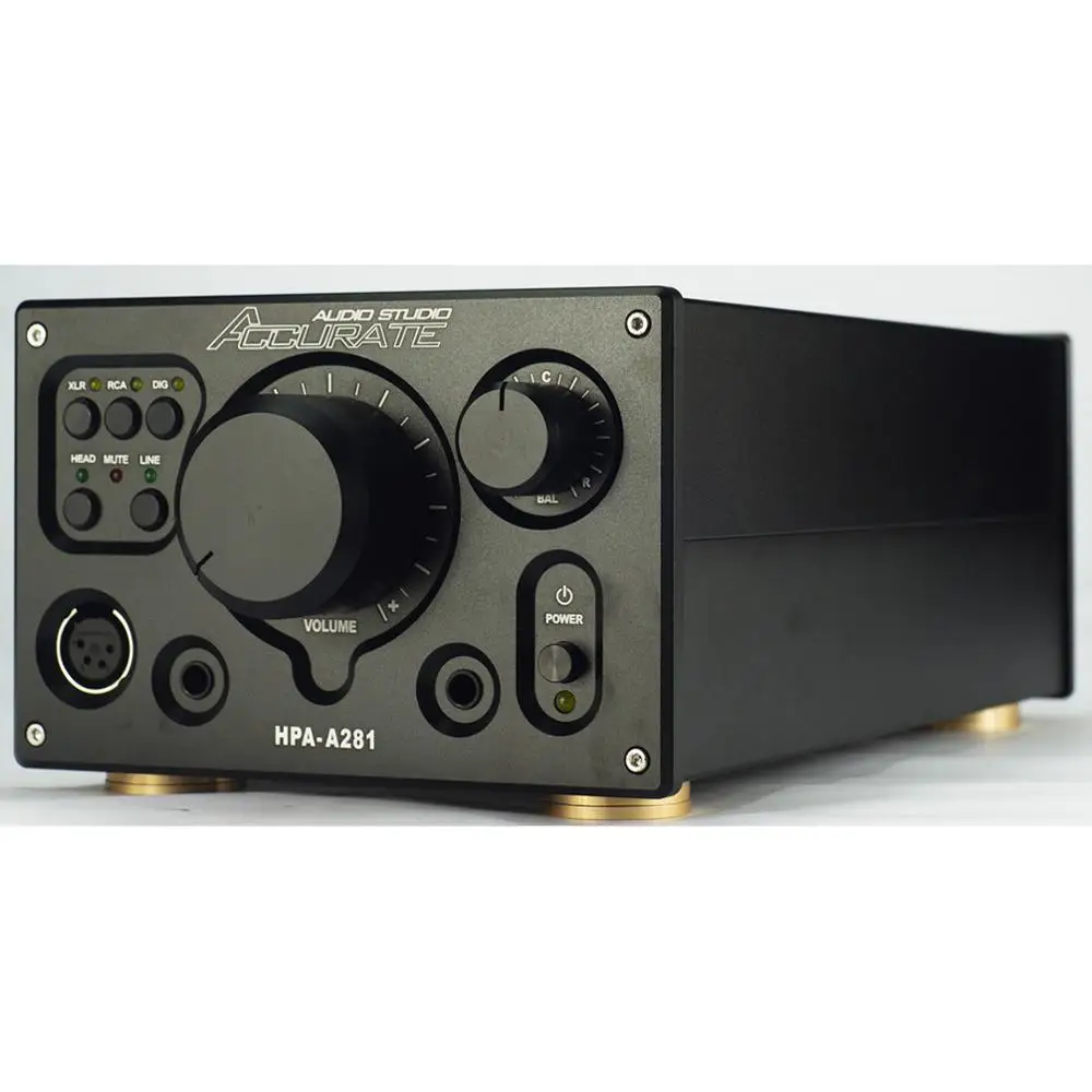 Billig Genaue Audio HPA-A281 Voll Ausgewogene Kopfhörer Verstärker, Unabhängige Pre-verstärker, Lakers HPA V281 Direkt Gravur Verstärker