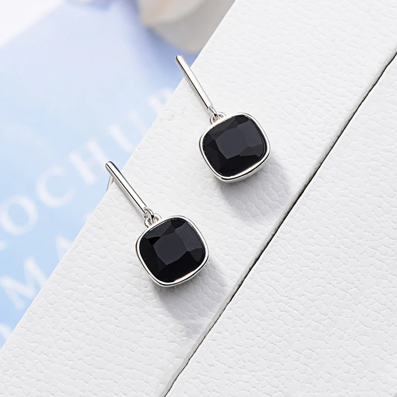 Женские серьги-подвески MEETSOFT из стерлингового серебра 925 пробы с антиаллергенным