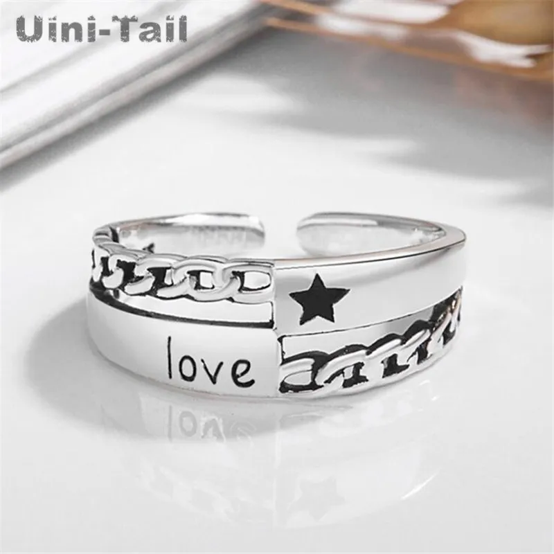 

Кольцо Uini-Tail из серебра 925 пробы с пятиконечной звездой