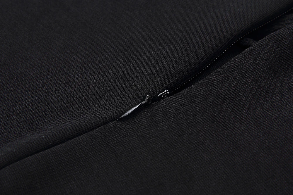 Вечернее платье для вечерние Ринок черное Бандажное с длинным рукавом