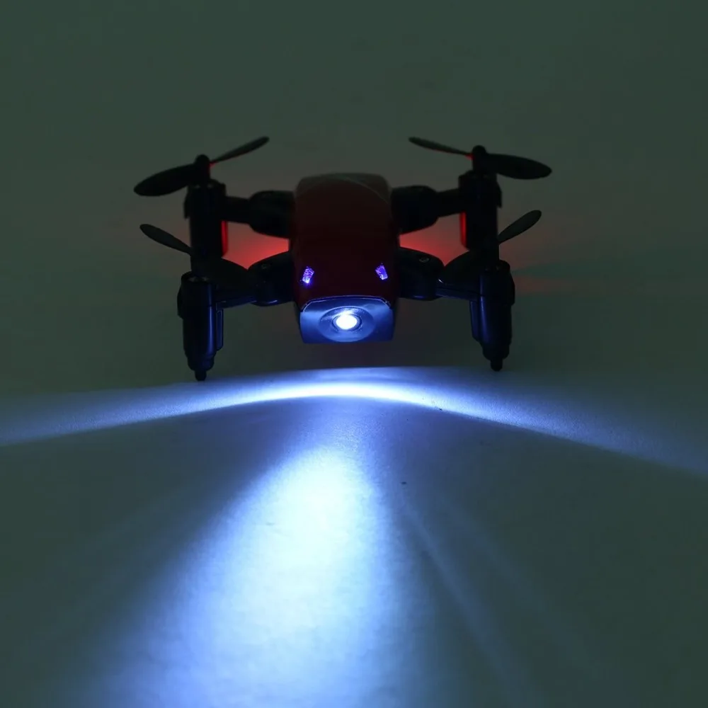 S9 2,4G мини складной Дрон RC Дрон 360 градусов флип один ключ возврат Безголовый режим H/L переключатель скорости RC Квадрокоптер с светильник