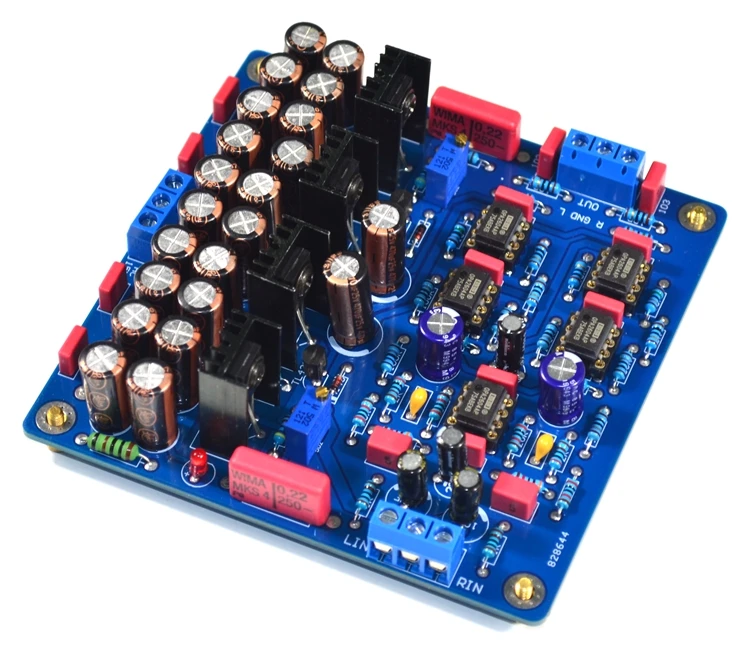 

Dual Channel Fever Pre-Amp Class A Preamplifier Finished Board 5532 2604 OP Amp Preamp Amplifier N5
