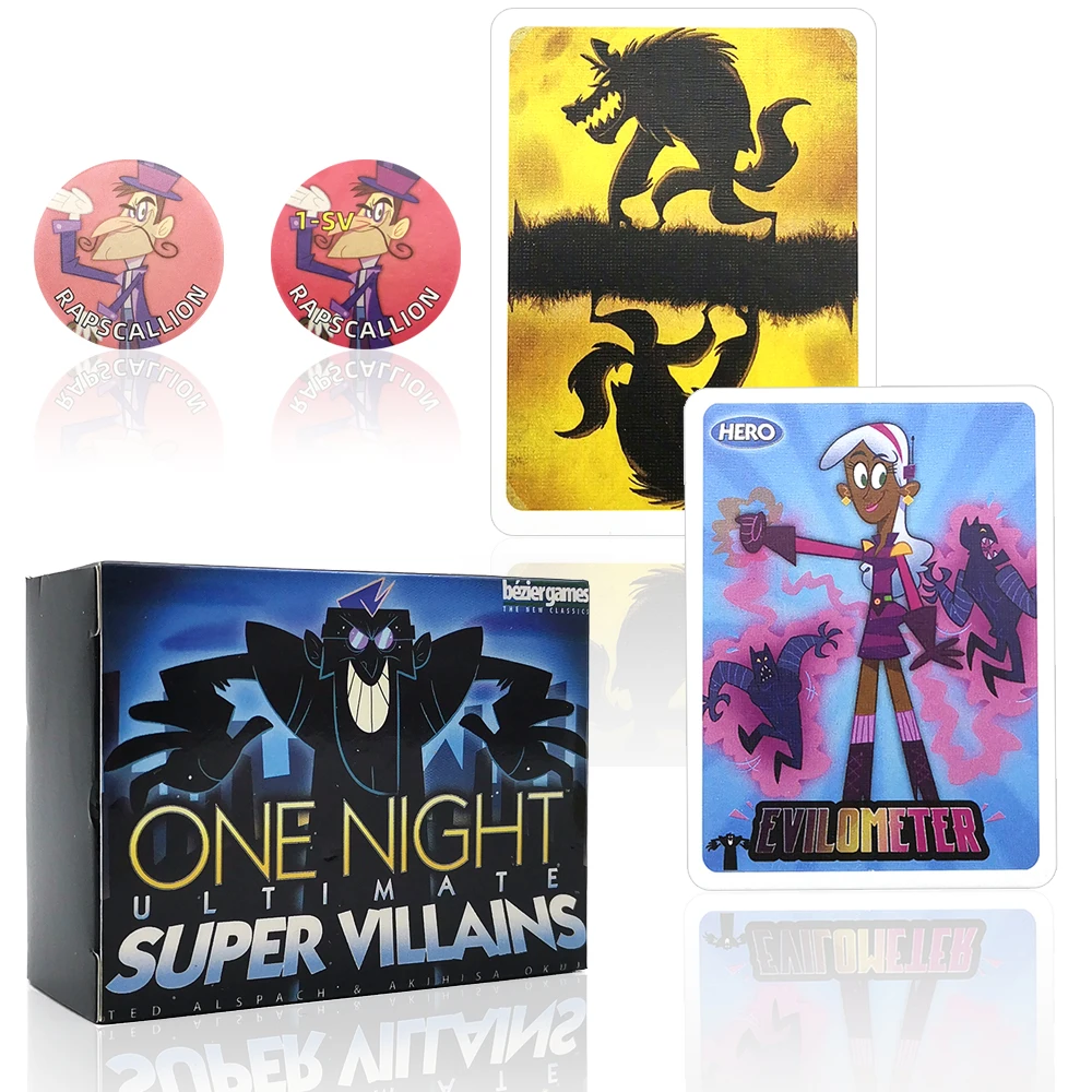 

Board Games One Night super vallian Ultimate Werewolf Daybreak vampire alien bonus roles card Game party playing cards