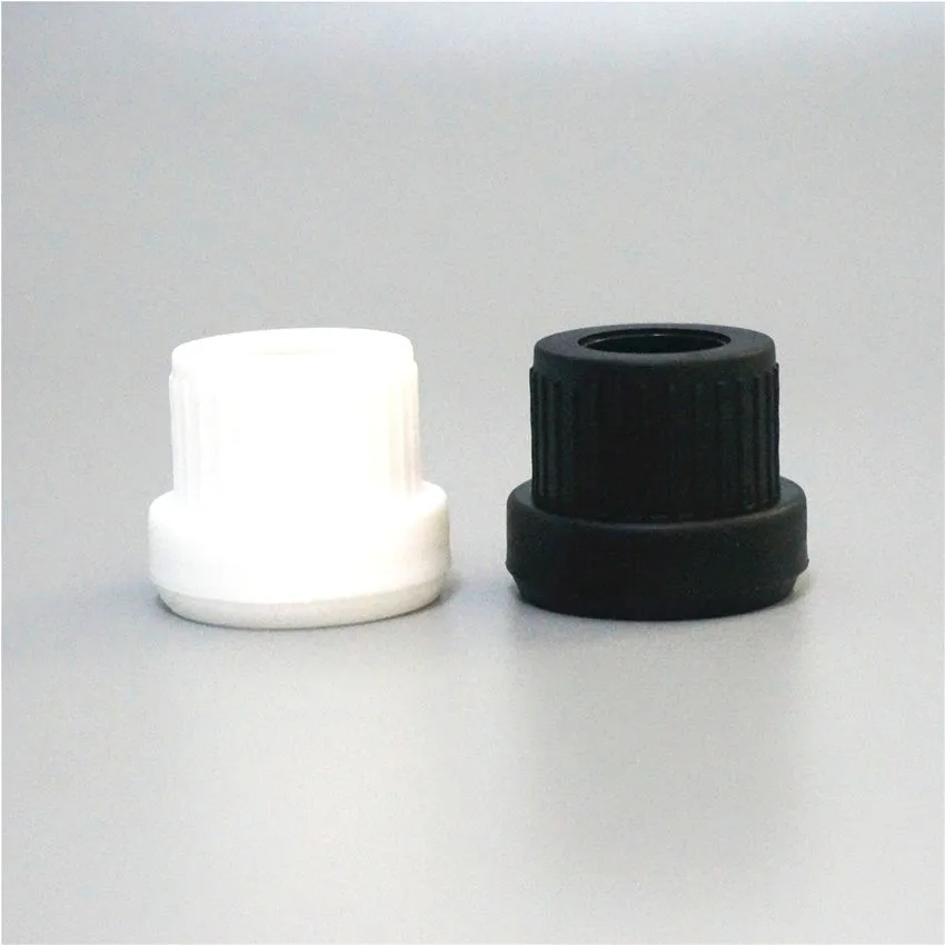 

5-100 мл 5/10 шт. черная/белая крышка капельницы размер крышки 18/410 пластиковые бутылки для эфирного масла аксессуар большая круглая стеклянная ...