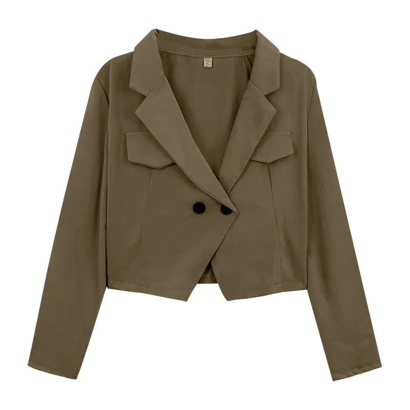

Ladies Wild Loose Short Blazer 2021 New Spring and Summer Casual Work Cloth Women Thin Blazer Jacket NS2572