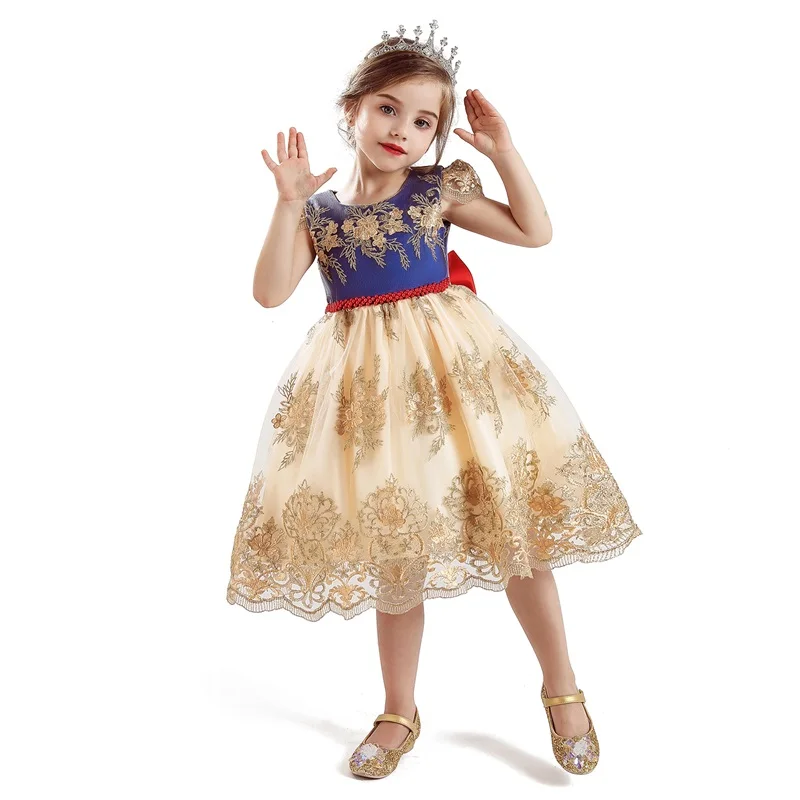 Детские платья для девочек платье рождественское праздничное нарядное бальное