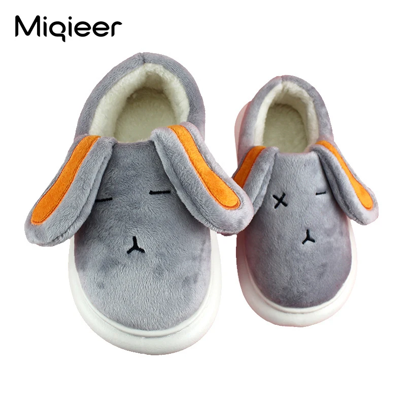 

Children Cartoon Slippers Winter Kids Home Shoes Indoor Outdoor Thicken Soft Plush Warm Shoes Girls Boys Animal Cotton Slippers