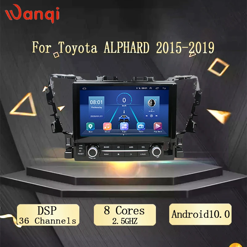 

Автомагнитола для Toyota Alphard 2015-2019, мультимедийный видеоплеер, навигация, стерео, GPS, Android 10,0, 2din, DVD, DSP, AHD, GPS, Wi-Fi