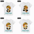 Футболка с надписью Happy Birthday Number 2-6 для мальчиков и девочек