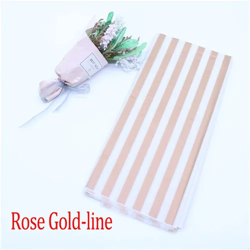 Rose-line 10 листов 50*66 см, китайская бумага DIY ремесло свадебные бумажные цветы праздничные и вечерние украшения для дома подарочная оберточная бумага - Цвет: Rose-line