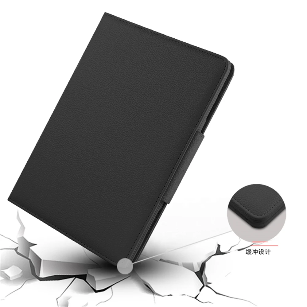 Чехол с клавиатурой для iPad Pro 12,9, чехол для планшета, чехол Litchi из искусственной кожи, чехол-книжка со съемной клавиатурой Blutooth