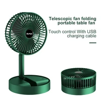 portable electric fan foldable convenient mini fan usb charging office household telescopic fan low noise life standby table fan