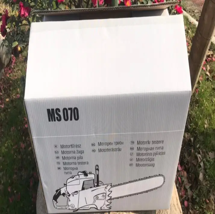 070 бензопила W/N шина цепной пилы и Пильная цепь MS070 105.7CC 4.8KW 2-х тактный лошадиных сил кампании нейтральный бензиновая цепная пила