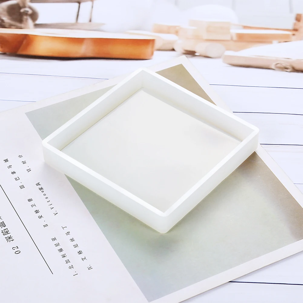 Новые Классические DIY силиконовые формы для горки квадратные эпоксидные литые