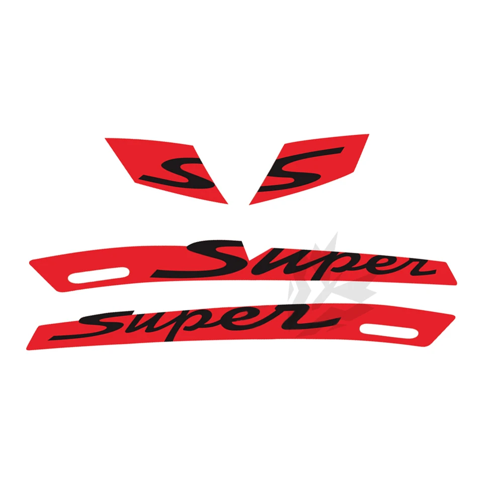 

motorcycle Reflective 2D Decal Sticker Super motocross for Vespa GTS 300 Sport gts 300 super tech hpe
