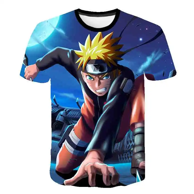 

New 3D Naruto Kids T-Shirt Print Boys Girls Funny Clothes Children Summer short sleeve Tops Casual Fashion Children's Wear