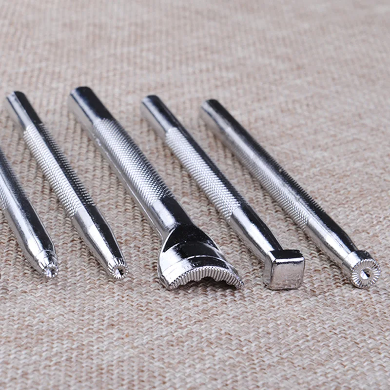 1Set(20pcs) Hand Working Leather Saddle Making Tools Craft Set Carving Printing Lenther for Bag | Инструменты