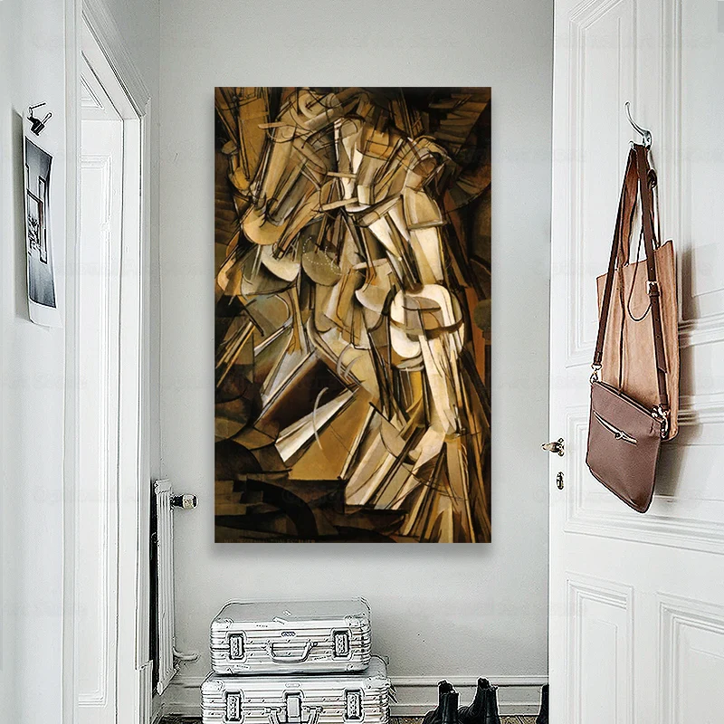 Печать на холсте с изображением Марселя душана обнаженной лестницы | Дом и сад