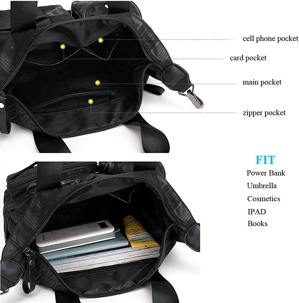 Сумка SCOFY с мульти-карманами и принтом букв для медсестры нейлоновые сумки через