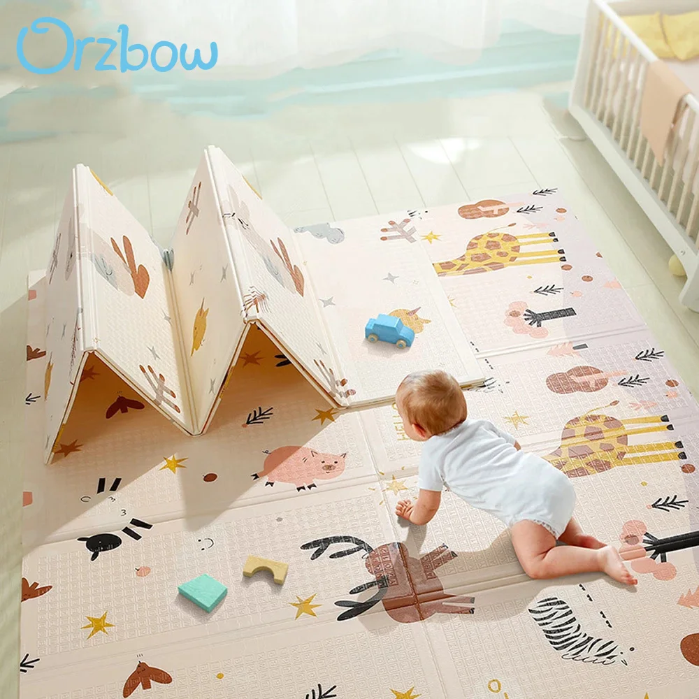 

Складной детский игровой коврик Orzbow для детей, плотный Детский ковер для поверхностной деятельности, развивающие игрушки для детей от 0 лет,...