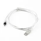 Кабель адаптера 1,2 м USB 2,0 папа-папа для Firewire IEEE 1394 4 Pin папа гибкий светильник