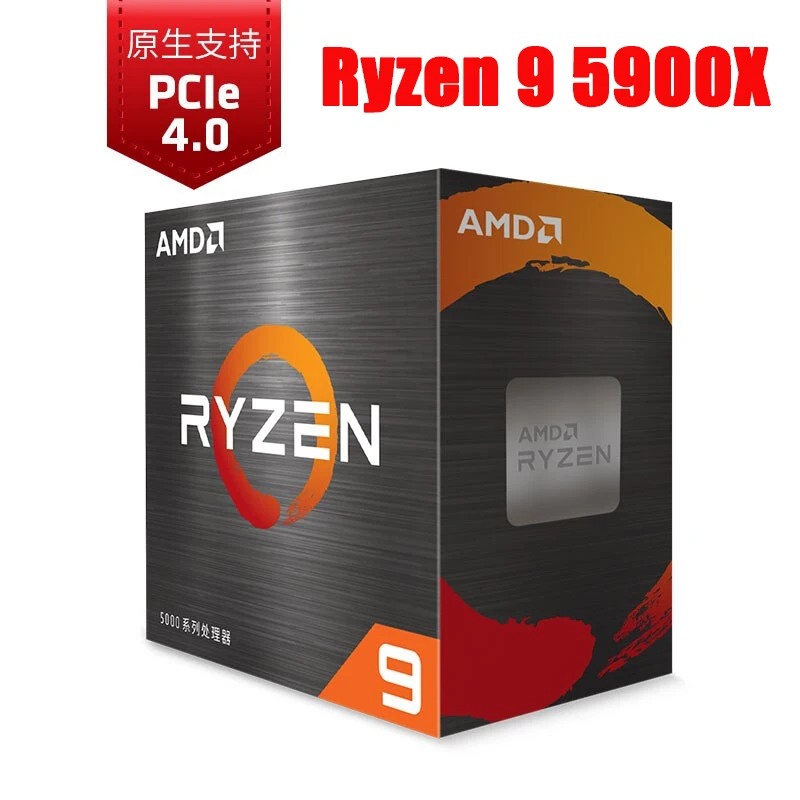 

Original AMD Ryzen 9 5900X Desktop Processor 7nm 12-Core 24-thread 3.7GHz 105W AM4 r9 5900X Boxed CPU